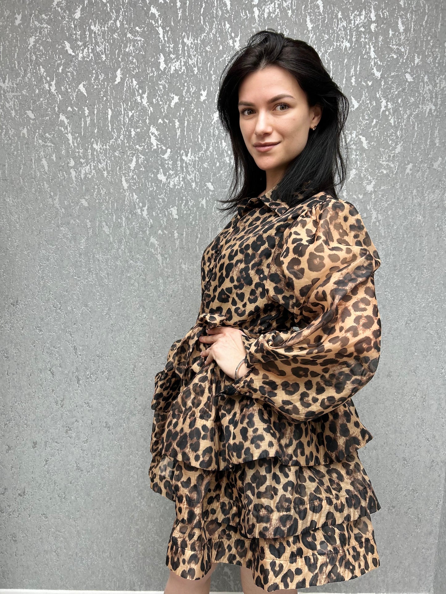 Leopard mini dress