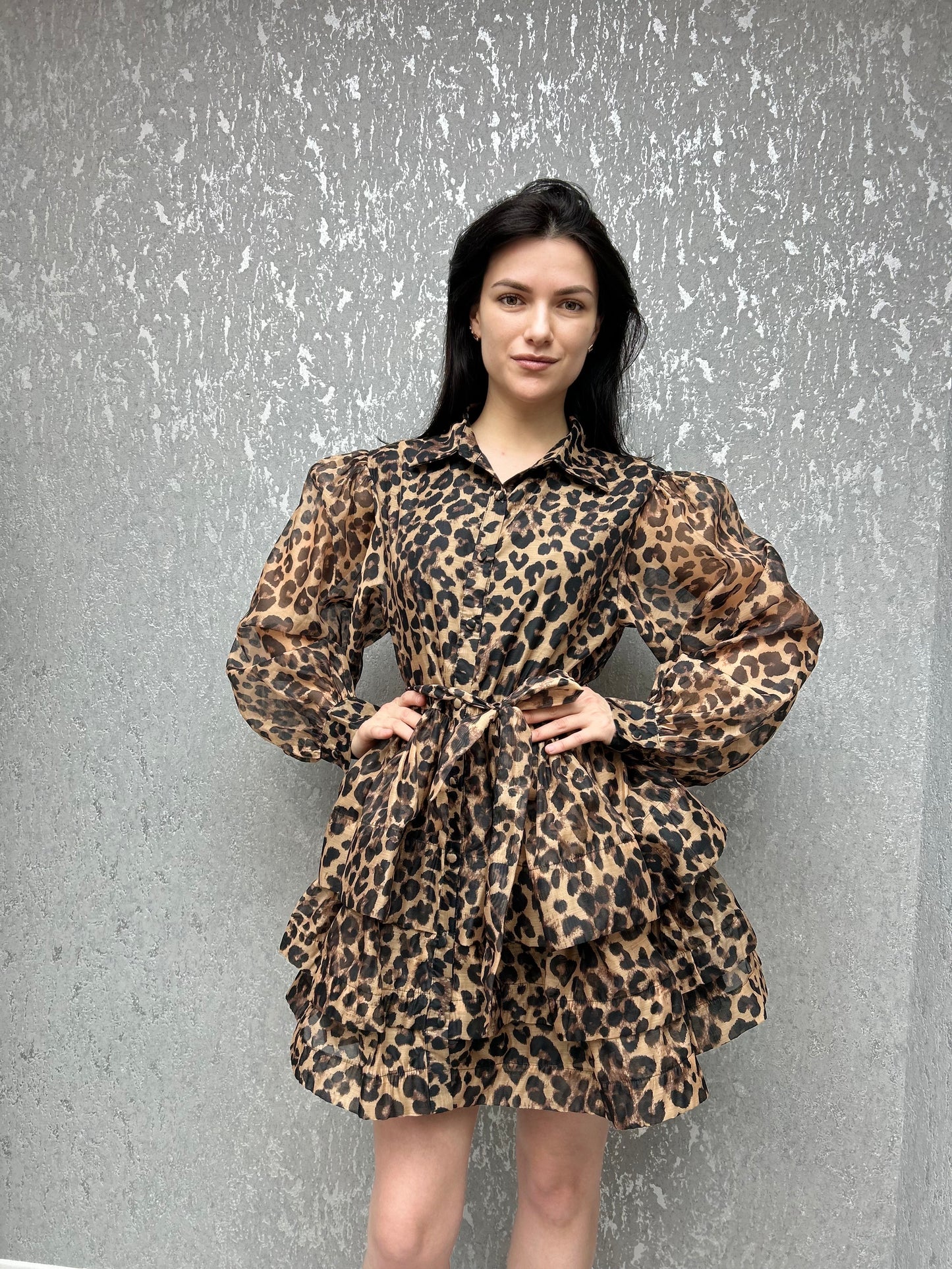 Leopard mini dress