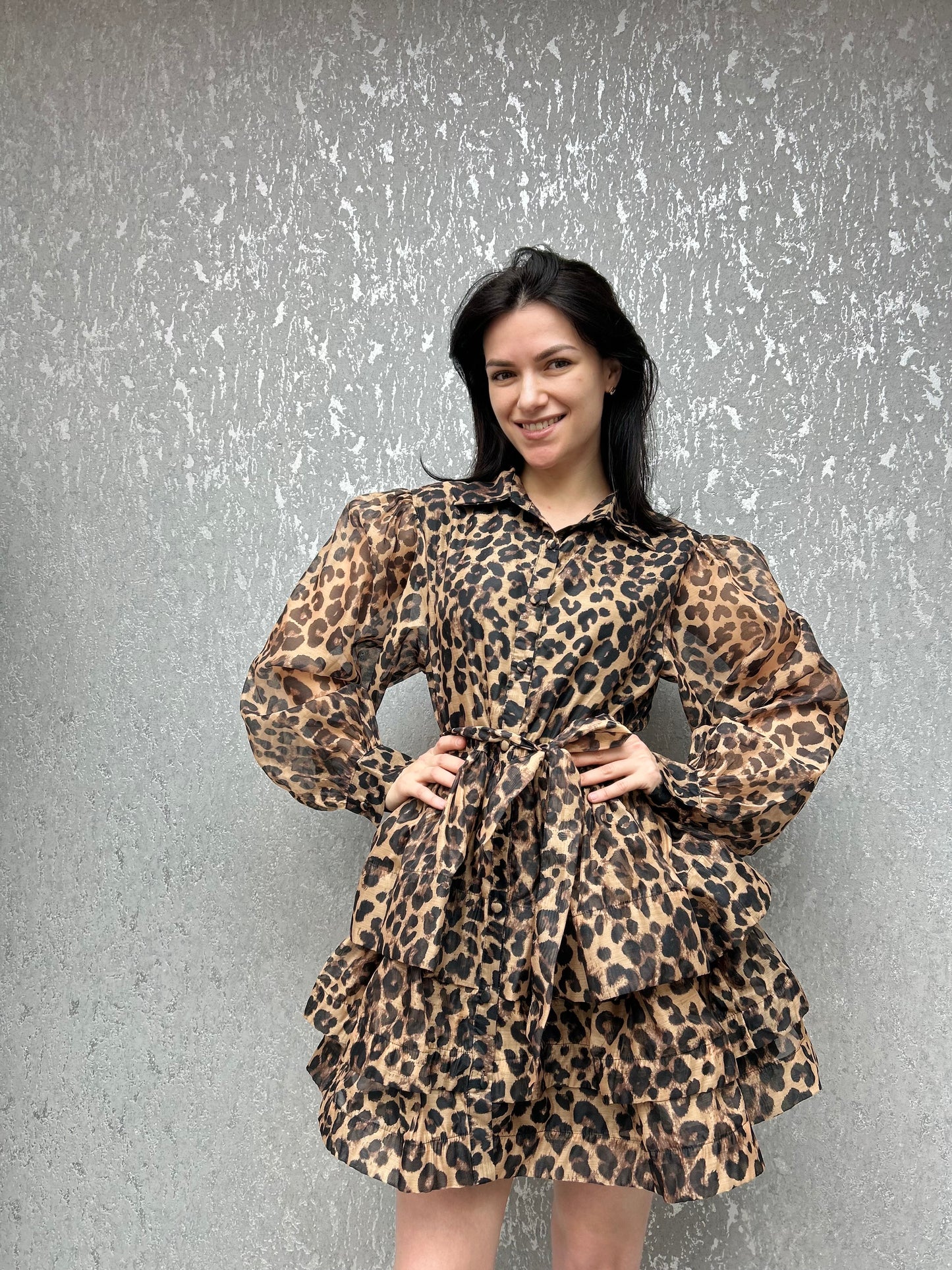 Leopard mini dress