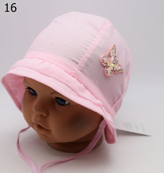 Girl's Sun Hat with Strings